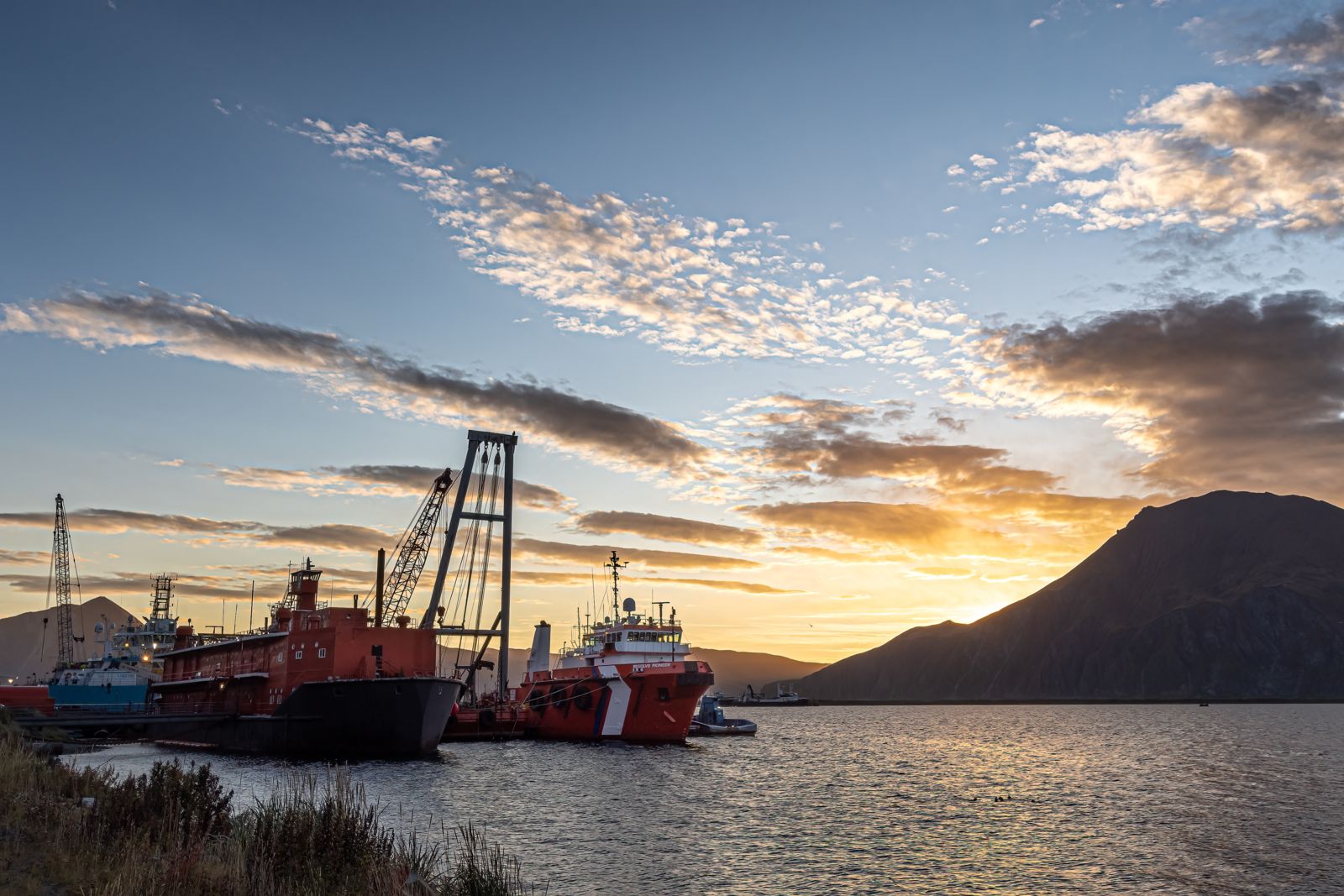 Photo of Resolve Marine's Dutch Harbor, Alaska facility